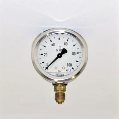 PRESSURE GAUGE 0-100BAR NG 63