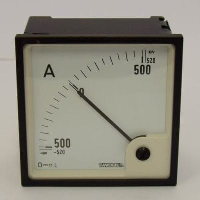 VOLTMETER DC -10V 0+10V